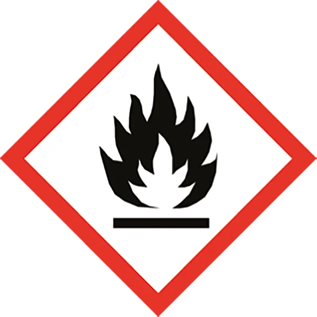 Gefahrensymbol Feuerfest